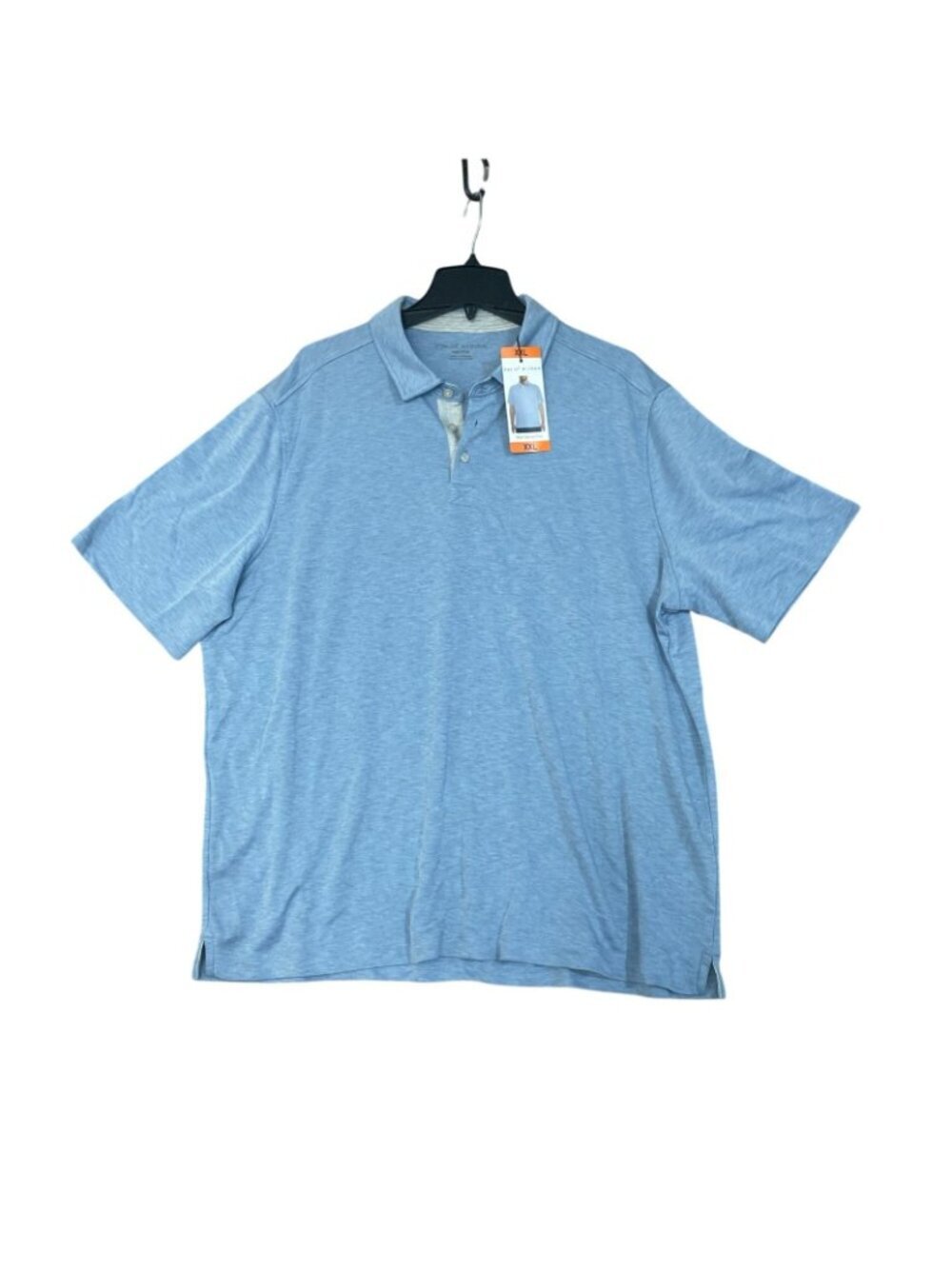 NWT Age Of Wisdom Men's XXL Short-Sleeve Polo Shirt Blue